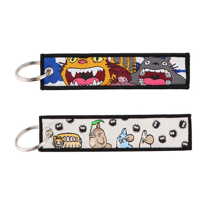 Studio Ghibli - Anime Film Fabric Keychain