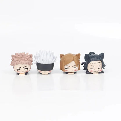 Jujutsu Kaisen - Mini Neko Action Figure 4Pcs