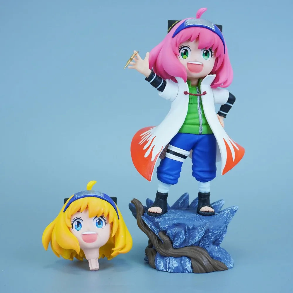 Spy x Family X Naruto Shippuden - Anya Namikaze Minato Cosplay Action Figure