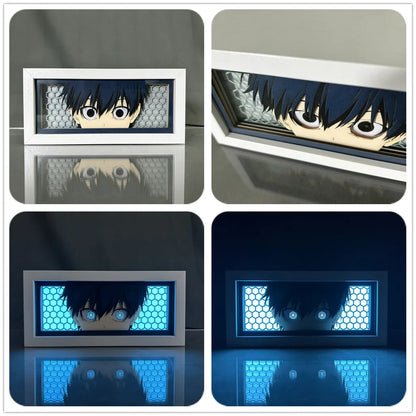 Blue Lock - Light Box 3D con Luce Led