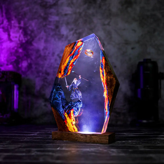 Il Signore degli Anelli - Gandalf Lampada Notturna Artistica con Luce LED