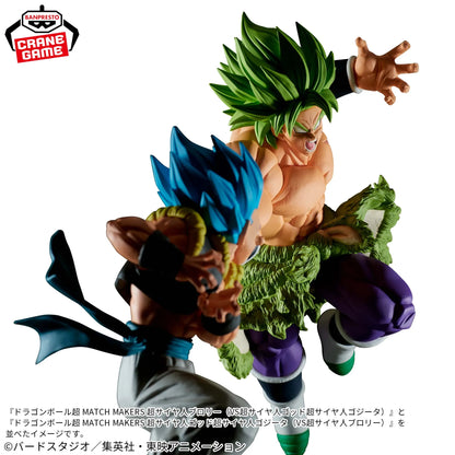 Dragon Ball Super - Gogeta e Broly Action Figure Bandai Banpresto Match Makers