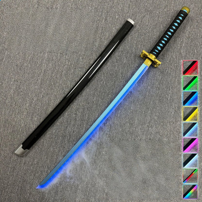 Demon Slayer / Kimetsu no Yaiba - Katana Nichirin con LED e Vapore