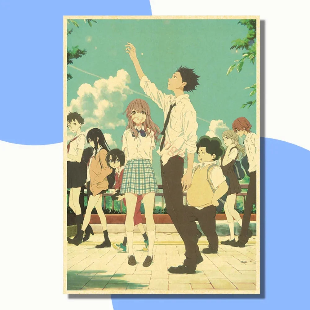A Silent Voice - Anime Poster Aesthetic In A3 Hd