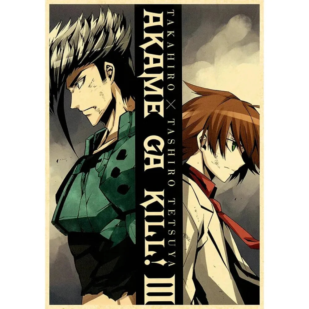Akame Ga Kill! - Anime Poster Aesthetic In A3 Hd