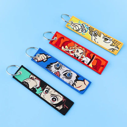 Anime - 100 Portachiavi Con Ricamo Accessori
