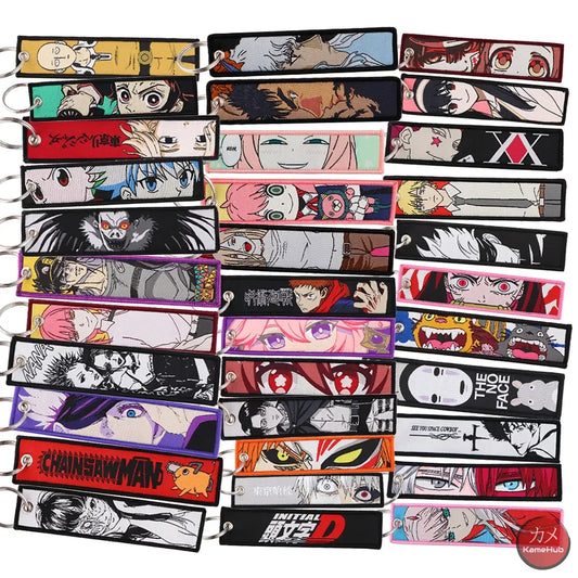 Anime - 100 Portachiavi Con Ricamo Accessori