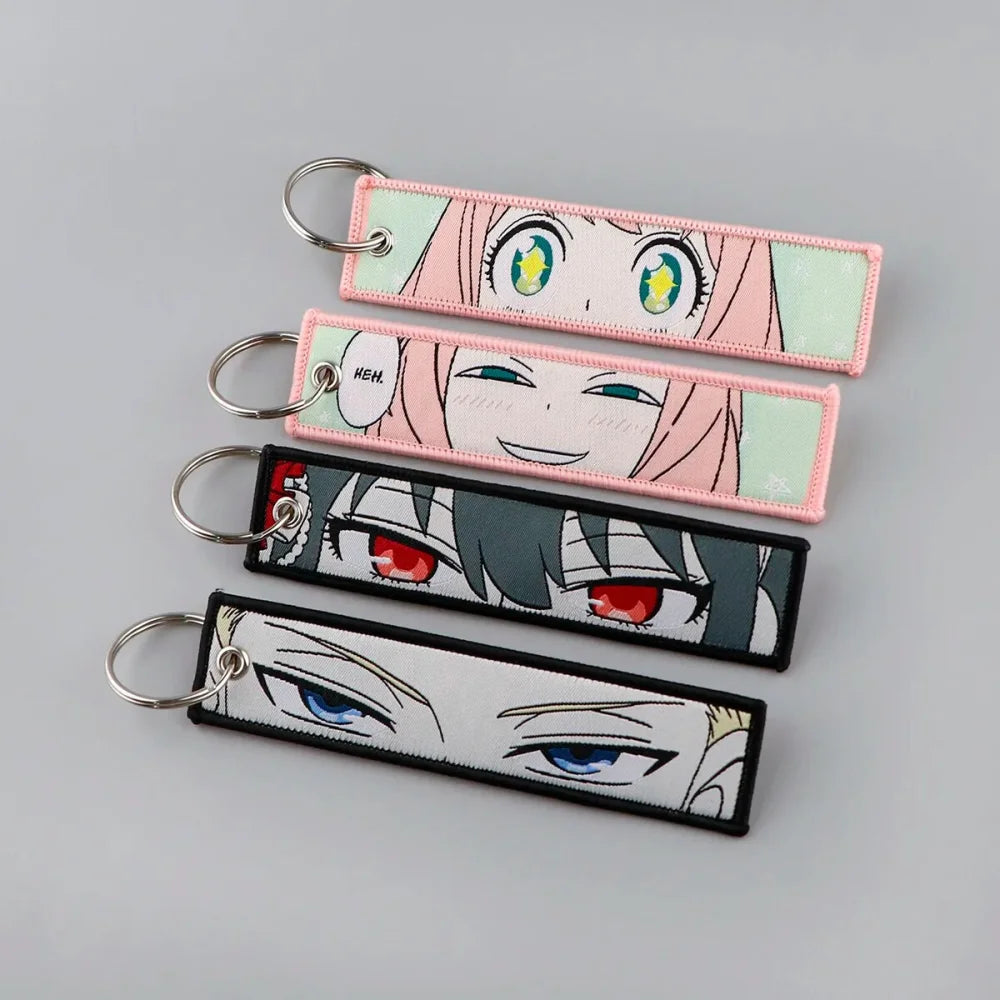 Anime - 100 Portachiavi Con Ricamo Accessori