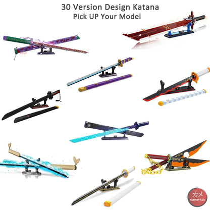 Anime - Katane E Spade In Mattoncini Stile Lego Glow The Dark &
