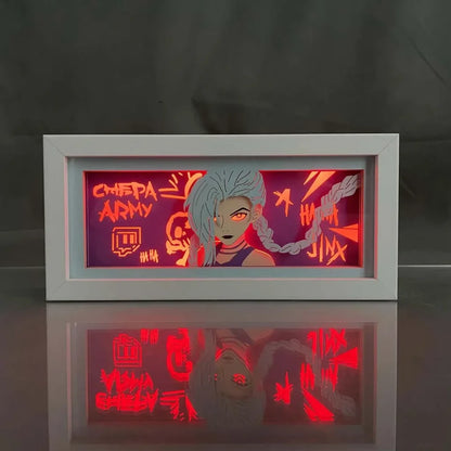 Arcane - Jinx Light Box 3D con Luce Led Gadget