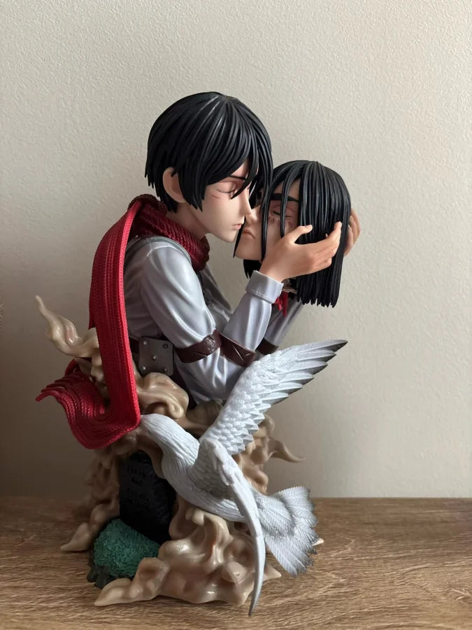 Attack On Titan / Shingeki No Kyojin - Eren Yeager E Mikasa Ackerman Action Figure