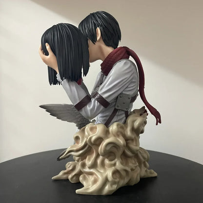 Attack On Titan / Shingeki No Kyojin - Eren Yeager E Mikasa Ackerman Action Figure