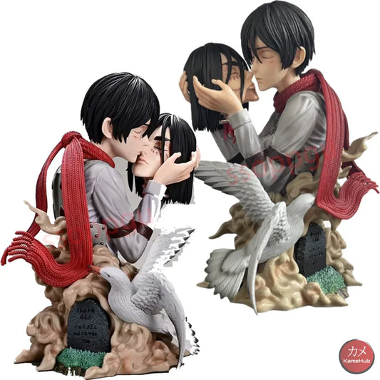 Attack On Titan / Shingeki No Kyojin - Eren Yeager E Mikasa Ackerman Action Figure