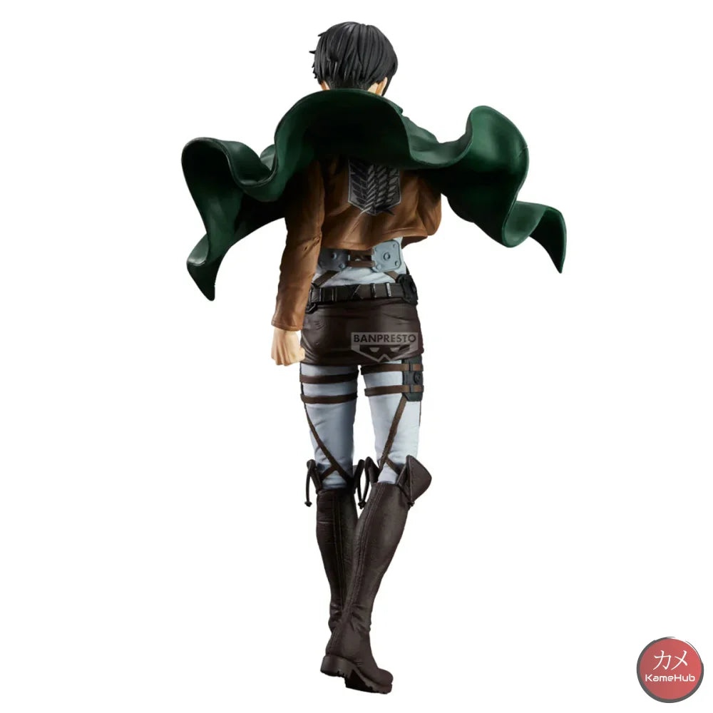 Attack on Titan / Shingeki no Kyojin - Levi Ackerman Action Figure Bandai Banpresto Grandista - Levi Ackerman 27cm