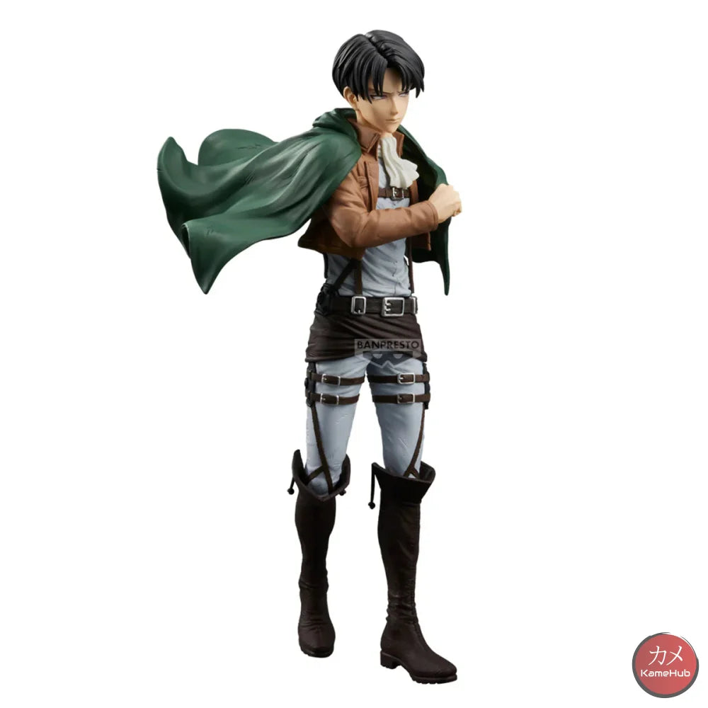 Attack on Titan / Shingeki no Kyojin - Levi Ackerman Action Figure Bandai Banpresto Grandista - Levi Ackerman 27cm