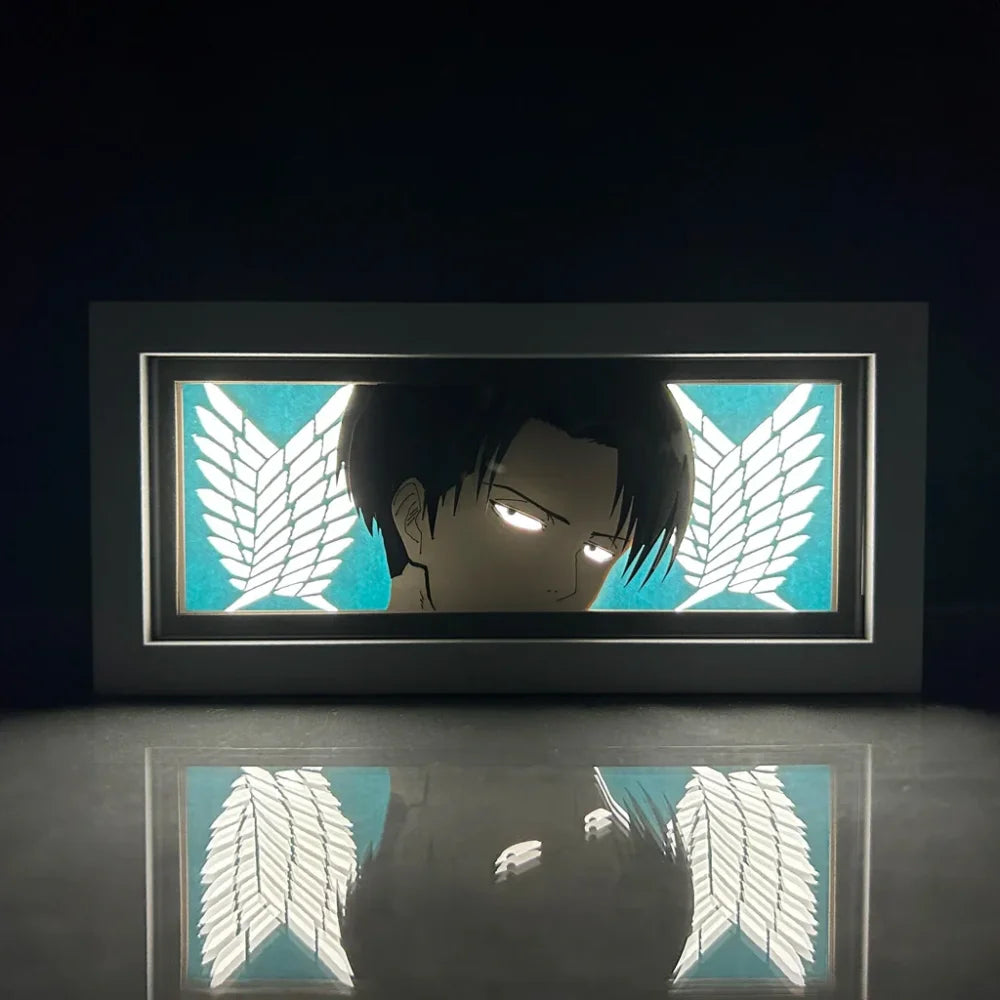 Attack on Titan / Shingeki no Kyojin - Light Box 3D con Luce Led Gadget