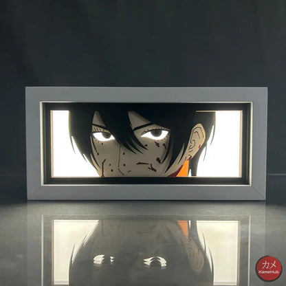 Attack on Titan / Shingeki no Kyojin - Light Box 3D con Luce Led Mikasa Ackerman / 1 Colore Predefinito Gadget