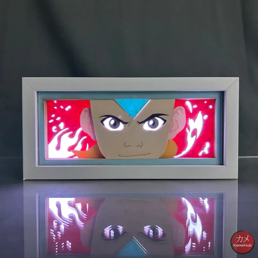 Avatar: The Last Airbender Light Box 3D con Luce Led Aang / 1 Colore Predefinito Gadget