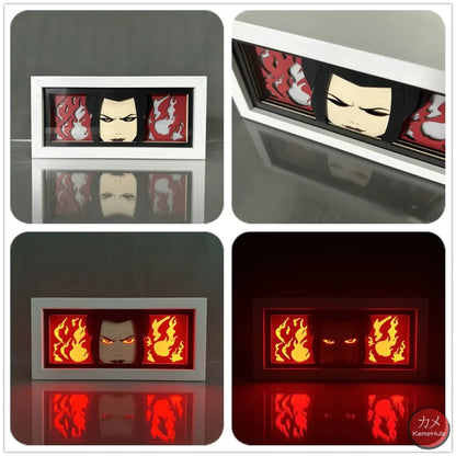 Avatar: The Last Airbender Light Box 3D con Luce Led Azula / 16 Colori con Telecomando Gadget