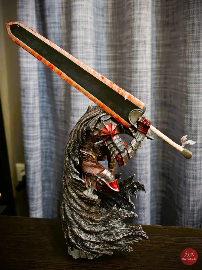 Berserk - Guts / Gatsu Con Armatura Dragonslayer Action Figure 25Cm Replica