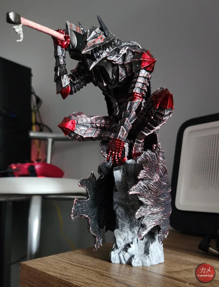 Berserk - Guts / Gatsu Con Armatura Dragonslayer Action Figure 25Cm Replica