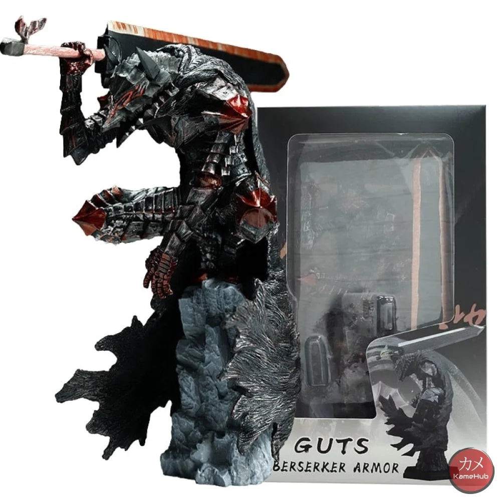 Berserk - Guts / Gatsu Con Armatura Dragonslayer Action Figure 25Cm Replica 25Cm