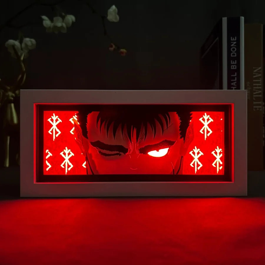 Berserk - Guts Lampada Decorativa 3D Con Luce Led Gadget