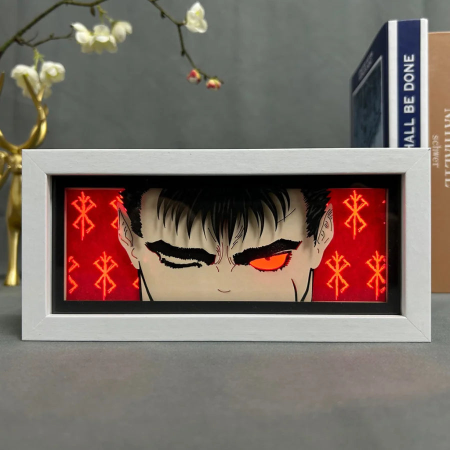 Berserk - Guts Lampada Decorativa 3D Con Luce Led Gadget