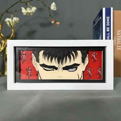 Berserk - Guts Light Box 3D con Luce Led Gadget