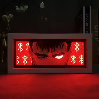 Berserk - Guts Light Box 3D con Luce Led Gadget