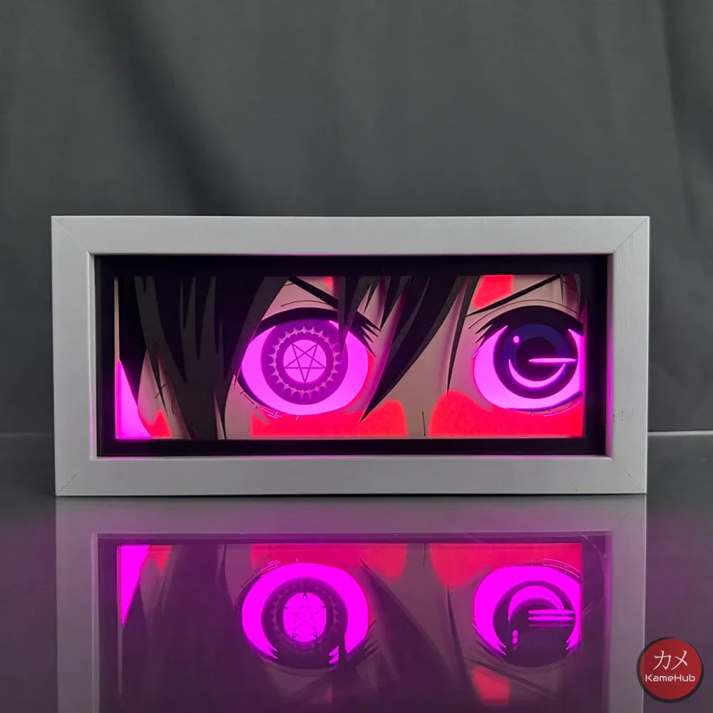 Black Butler / Kuroshitsuji - Light Box 3D con Luce Led Ciel Phantomhive / 1 Colore Predefinito Gadget