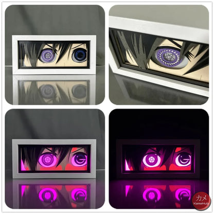 Black Butler / Kuroshitsuji - Light Box 3D con Luce Led Ciel Phantomhive / 16 Colori con Telecomando Gadget