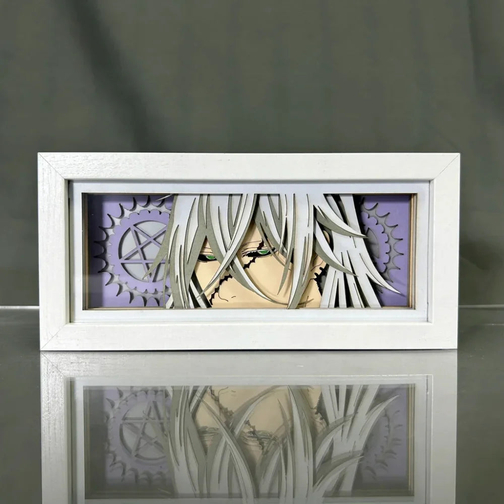 Black Butler / Kuroshitsuji - Light Box 3D con Luce Led Gadget