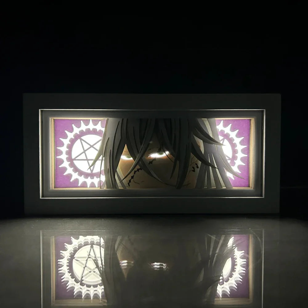 Black Butler / Kuroshitsuji - Light Box 3D con Luce Led Gadget
