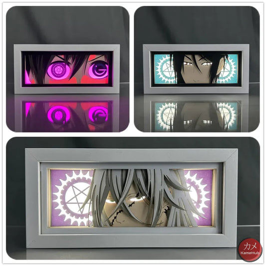 Black Butler / Kuroshitsuji - Light Box 3D con Luce Led Gadget