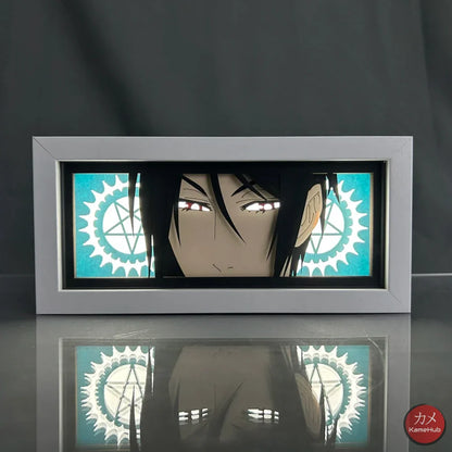 Black Butler / Kuroshitsuji - Light Box 3D con Luce Led Sebastian Michaelis / 1 Colore Predefinito Gadget