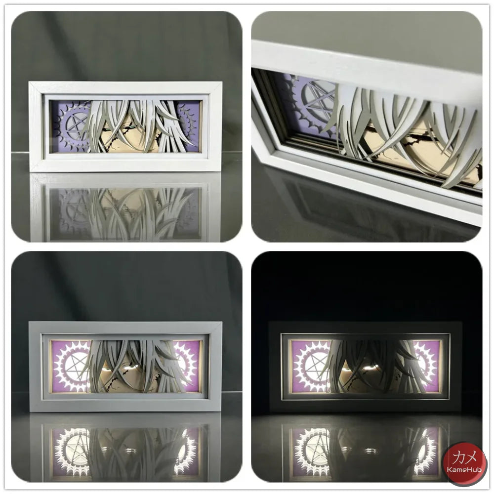Black Butler / Kuroshitsuji - Light Box 3D con Luce Led Undertaker / 16 Colori con Telecomando Gadget