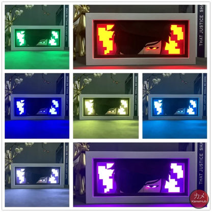 Bleach - Ichigo Ulquiorra e Aizen Light Box 3D con Luce Led Gadget
