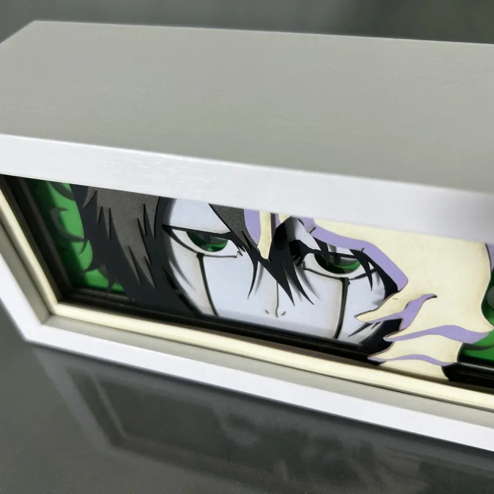 Bleach - Ichigo Ulquiorra e Aizen Light Box 3D con Luce Led Gadget