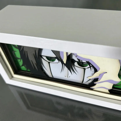 Bleach - Ichigo Ulquiorra e Aizen Light Box 3D con Luce Led Gadget
