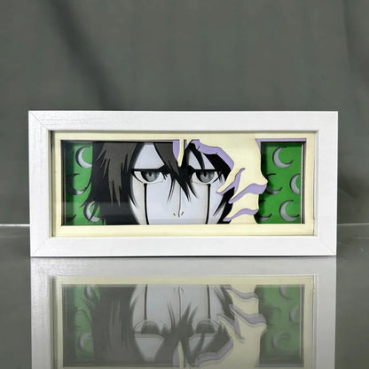 Bleach - Ichigo Ulquiorra e Aizen Light Box 3D con Luce Led Gadget