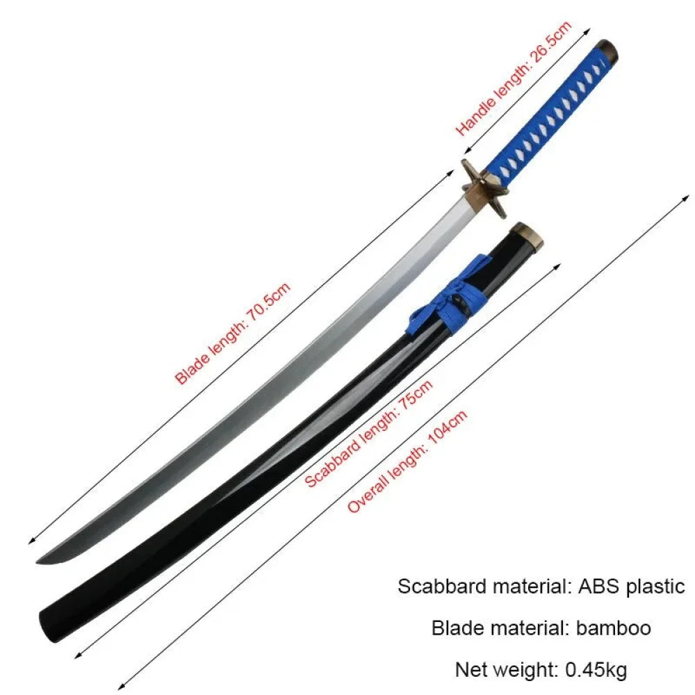 Bleach - Katana Zanpakuto Replica Perfetta In Bamboo 104 Cm Katane & Spade
