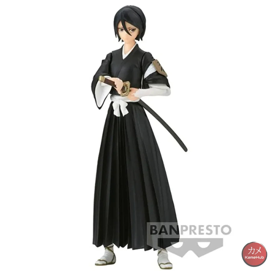 Bleach - Kuchiki Rukia Action Figure Bandai Banpresto Solid And Souls 14Cm