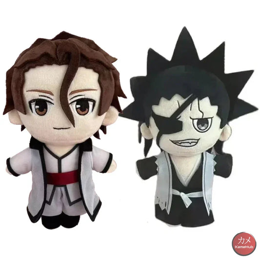 Bleach - Sosuke Aizen E Zaraki Kenpachi Morbidi Peluche 20Cm Peluches