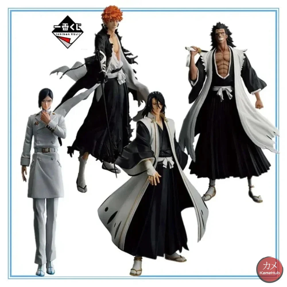 Bleach Tybw - Ichigo Ishida Byakuya E Zaraki Action Figure Bandai Ichiban Kuji Masterlise