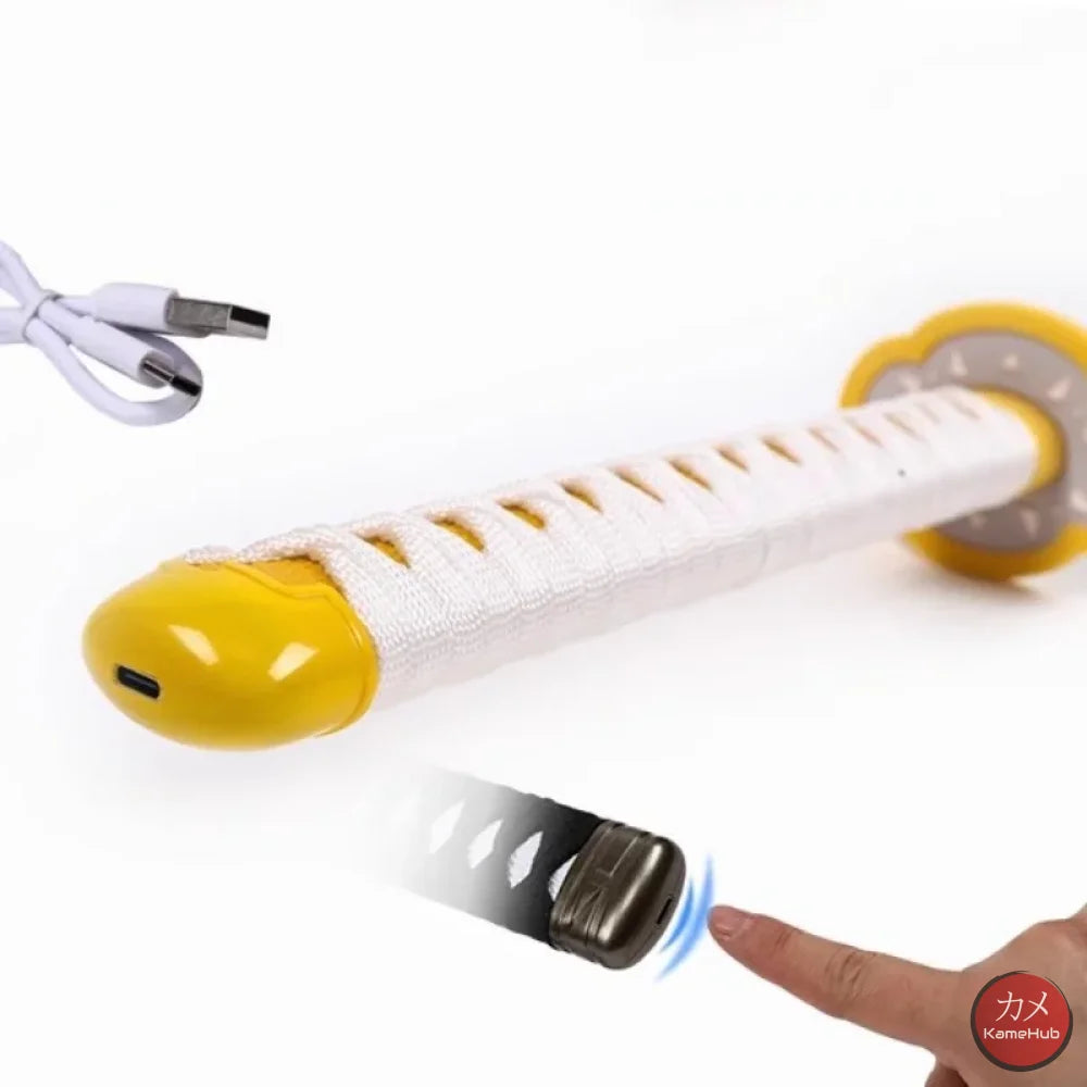 Bleach TYBW - Kuchiki Rukia Katana Zanpakuto con LED e Vapore - Rukia Sode no Shirayuki 104 cm / LED Multicolore e
