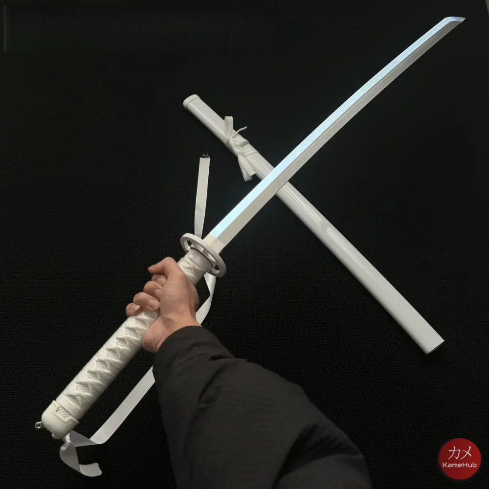 Bleach TYBW - Kuchiki Rukia Katana Zanpakuto con LED e Vapore - Rukia Sode no Shirayuki 104 cm / LED Multicolore e