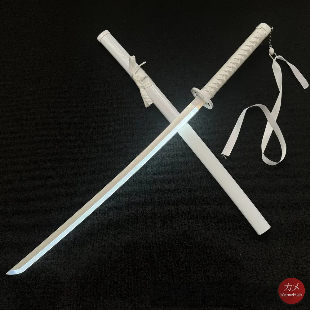 Bleach TYBW - Kuchiki Rukia Katana Zanpakuto con LED e Vapore - Rukia Sode no Shirayuki 104 cm / LED Multicolore e