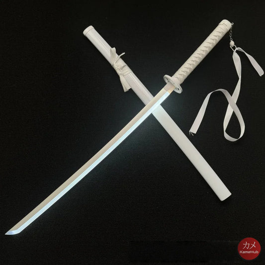 Bleach TYBW - Kuchiki Rukia Katana Zanpakuto con LED e Vapore - Rukia Sode no Shirayuki 104 cm / LED Multicolore e