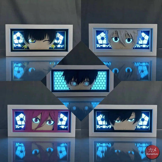 Blue Lock - Light Box 3D con Luce Led Gadget